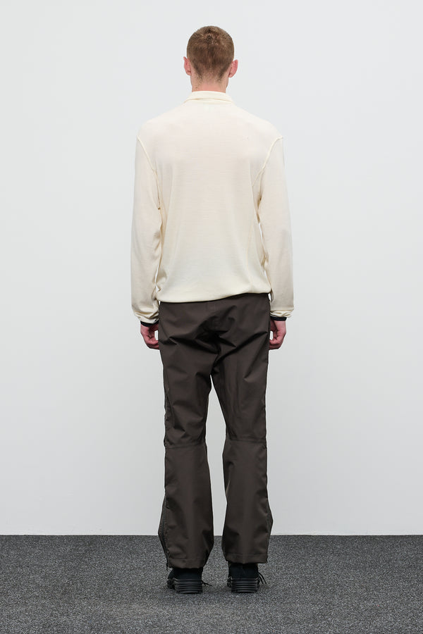 INCOGNITO HALF ZIP TOP - OFF WHITE