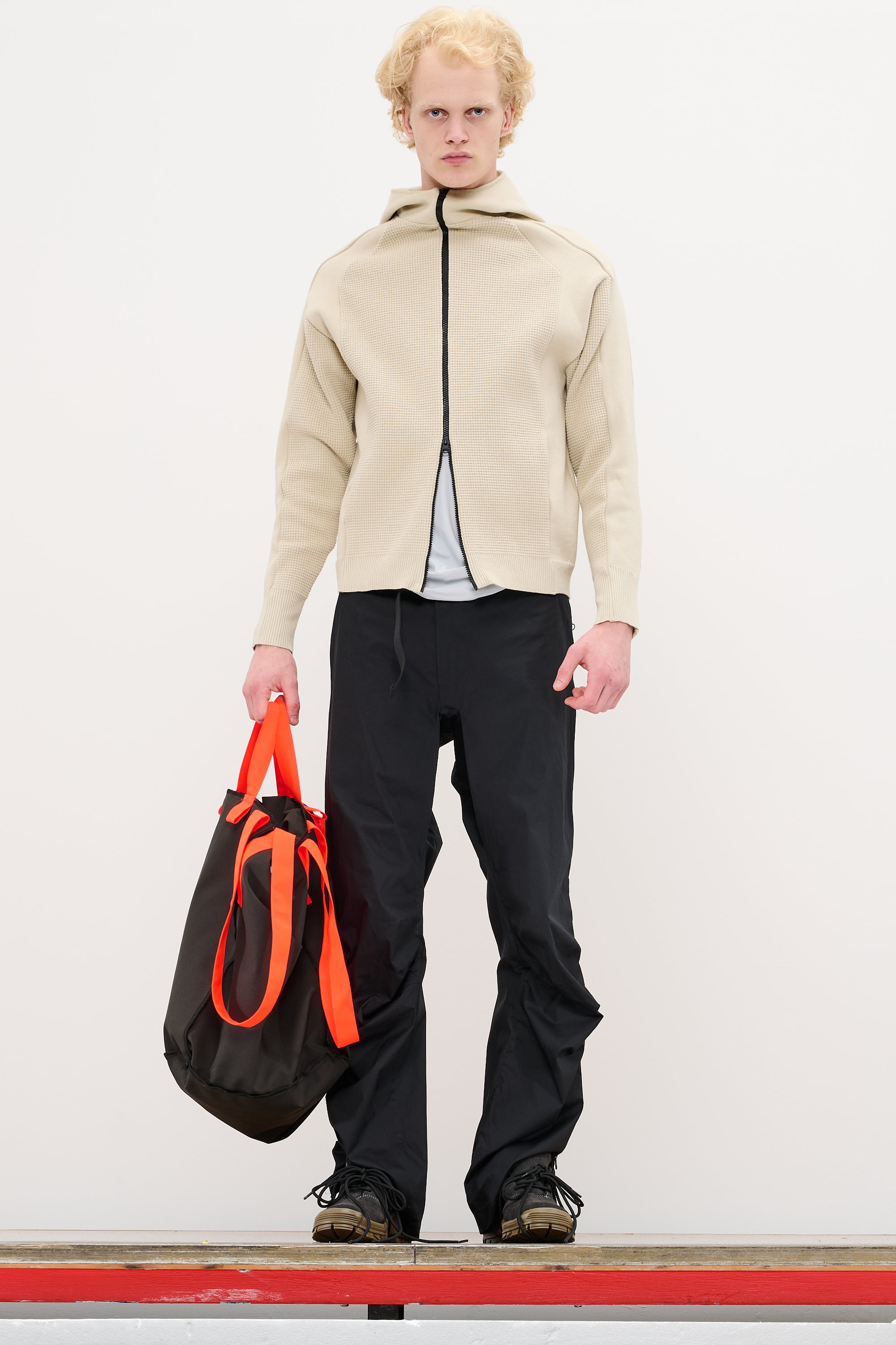 トップス GR10K ULTRASOUND L/S IMITATION TAPEDPOLO GR10K ULTRASOUND L/S IMITATION TAPED POLO