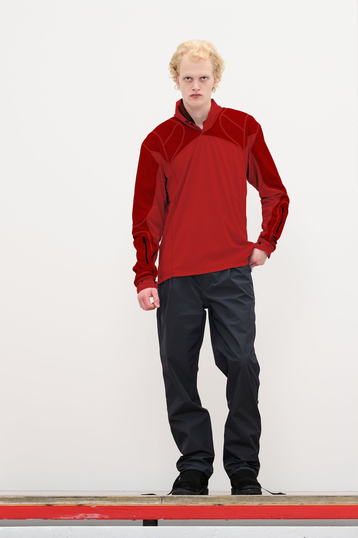 COMBACT TOP - CARDINAL RED