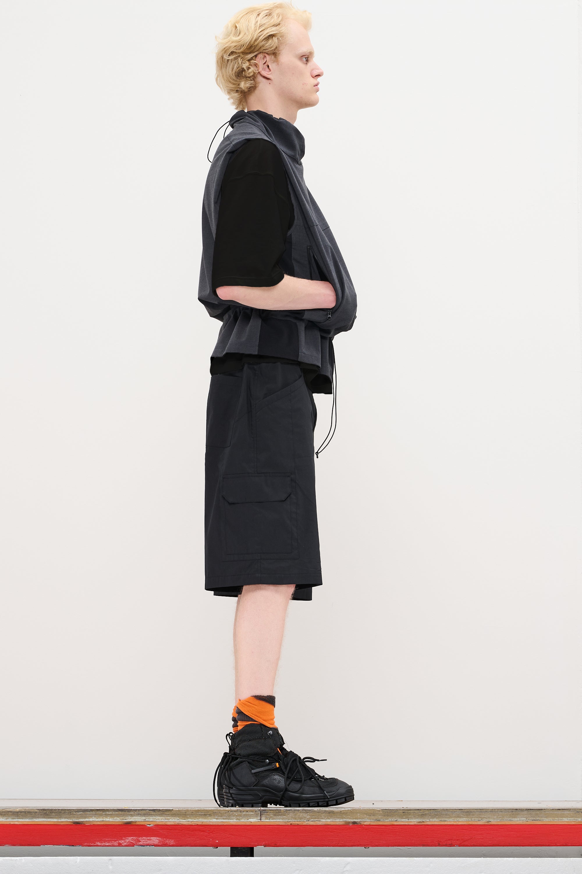 【関税込み】GR10K ブラック Light Interlock 長袖Tシャツ LIGHT INTERLOCK SHORT SLEEVE - BLACK – GR10K