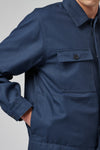 40000 REPLICATED BLUE NAVY SHORT JACKET