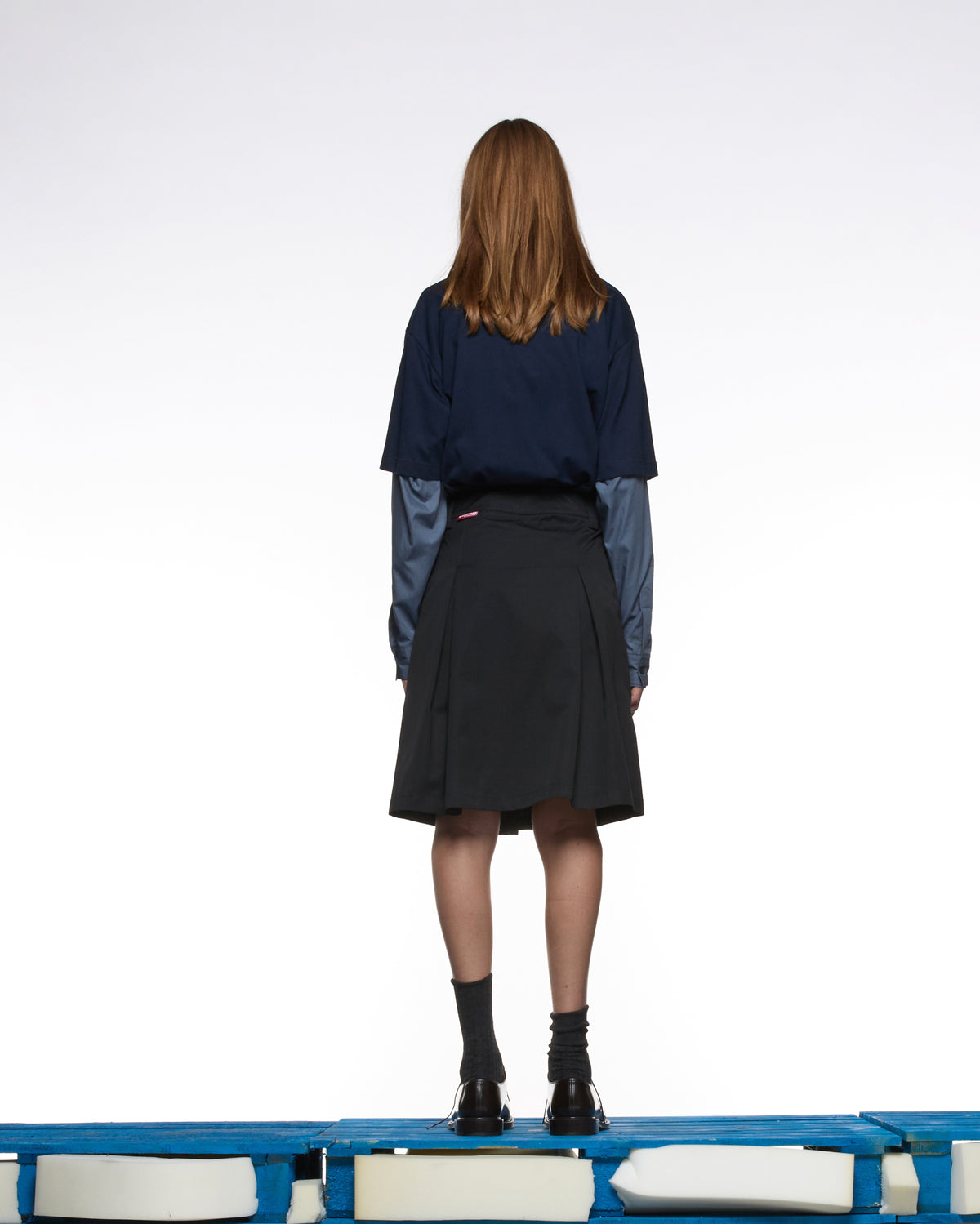 GR10K 15 000 REPLICATED SKIRT -  BLACK