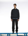 GR10K 30001 REPLICATED POLO SWEATSHIRT -  PHANTOM BLACK