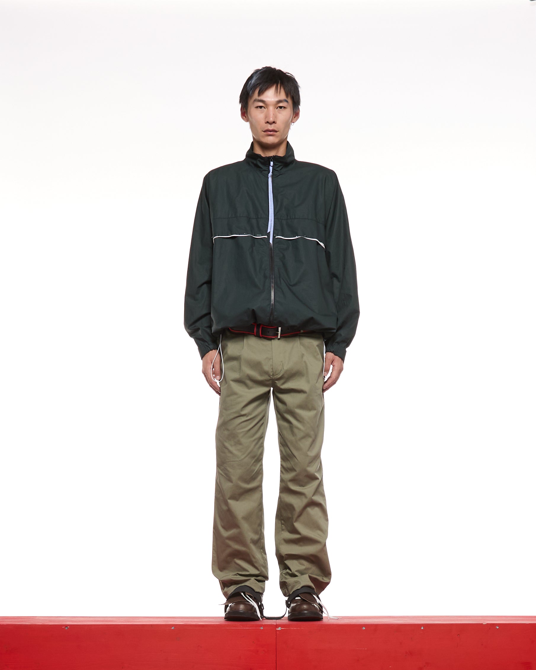 POPELIN SITE SHALL JACKET -  ASPHALT GREY