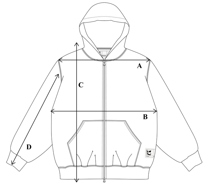 Size Guide - 35000 Replicated Hoodie