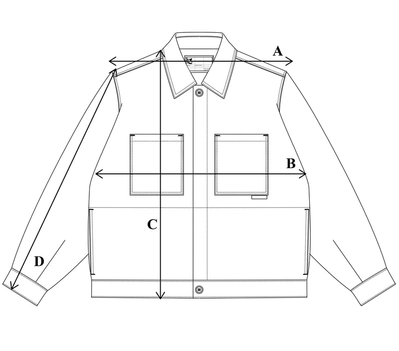 Size Guide - 40000 Replicated Jacket