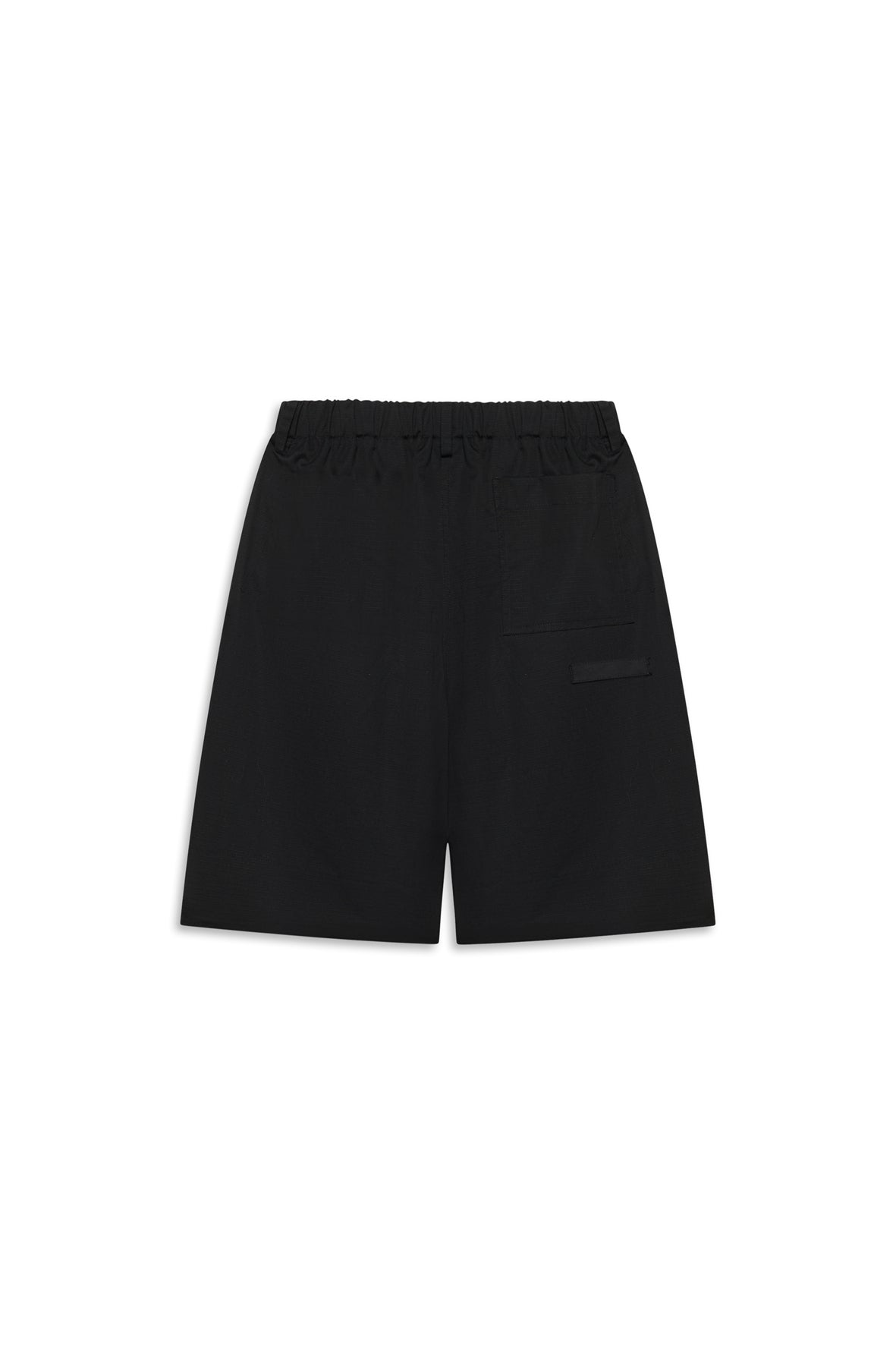 PIPING RIPSTOP SHORTS -  BLACK