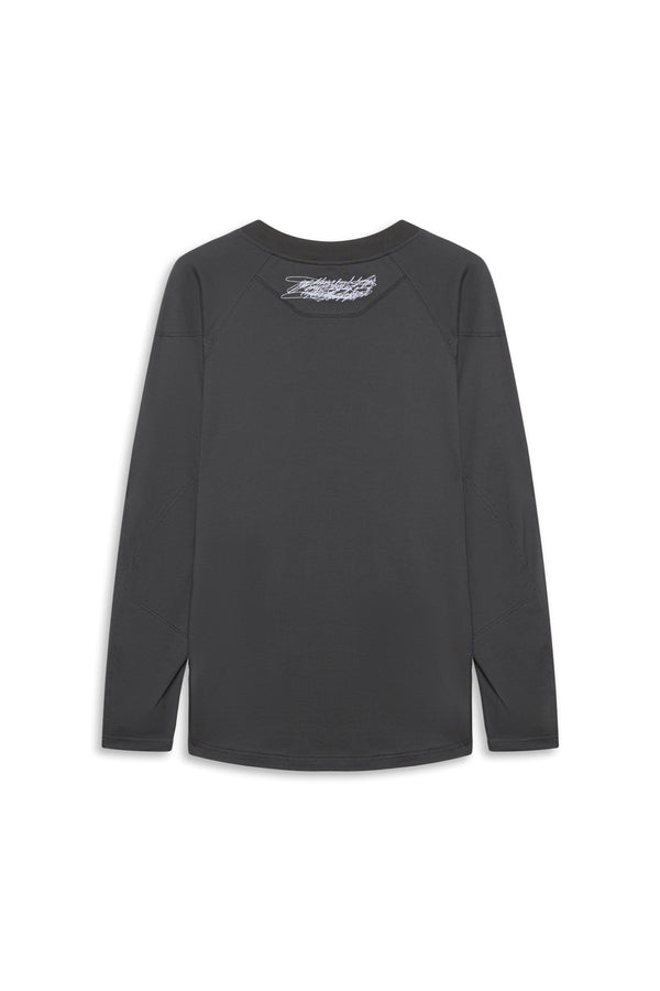 PUMP LONGSLEEVE -  DARK SOIL GREY