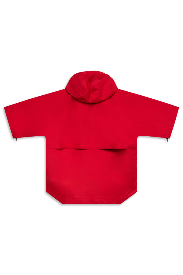 3L PONCHO -  SCARLET RED