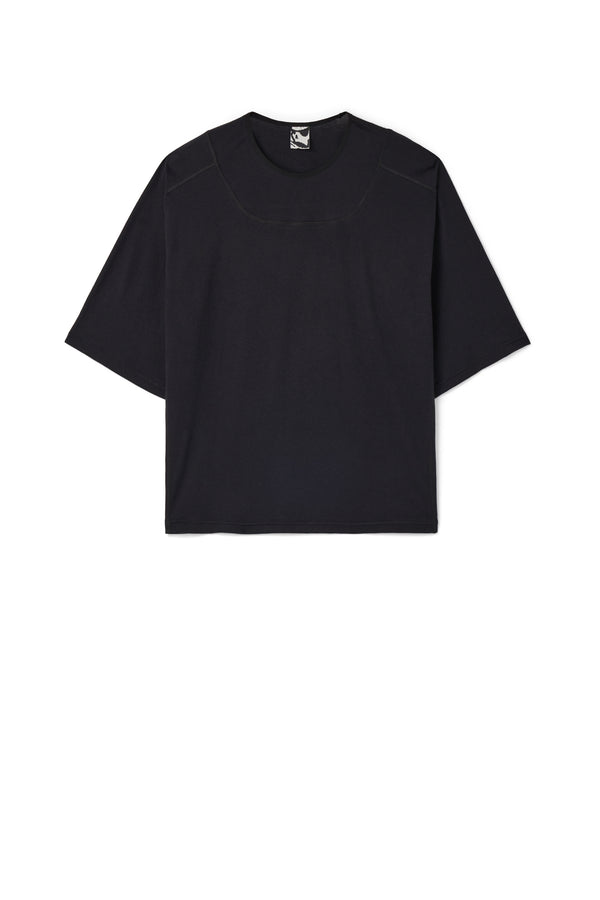 LIGHT INTERLOCK SHORT SLEEVE - BLACK