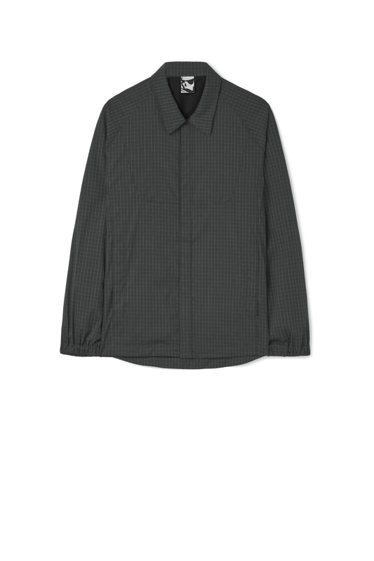 BILITIS CHECK SHIRT - DARK GREEN GREY