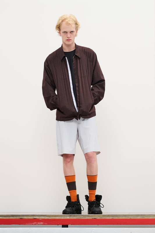 BILITIS CHECK SHIRT - CHOCOLATE BROWN