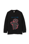 HEAVY WEIGHT L/S T-SHIRT - BLACK