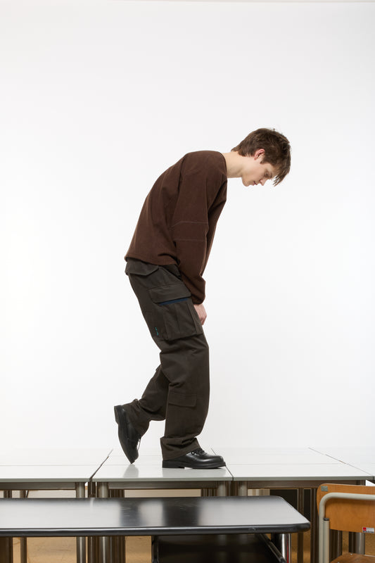WARM CARGO PANTS - SOIL BROWN