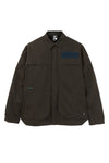 WARM COTTON ALPHA OVERSHIRT - SOIL BROWN
