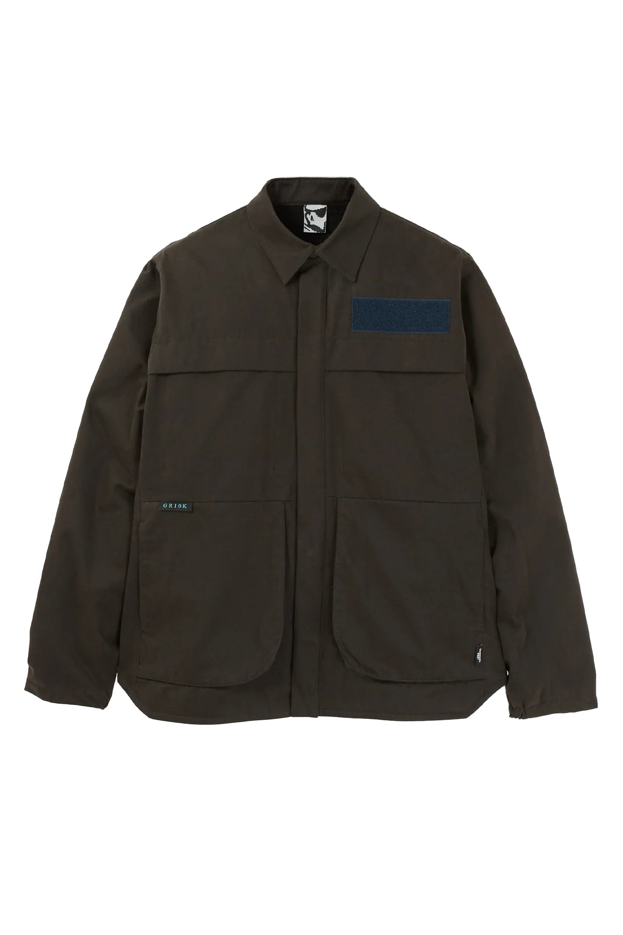 WARM COTTON ALPHA OVERSHIRT - SOIL BROWN