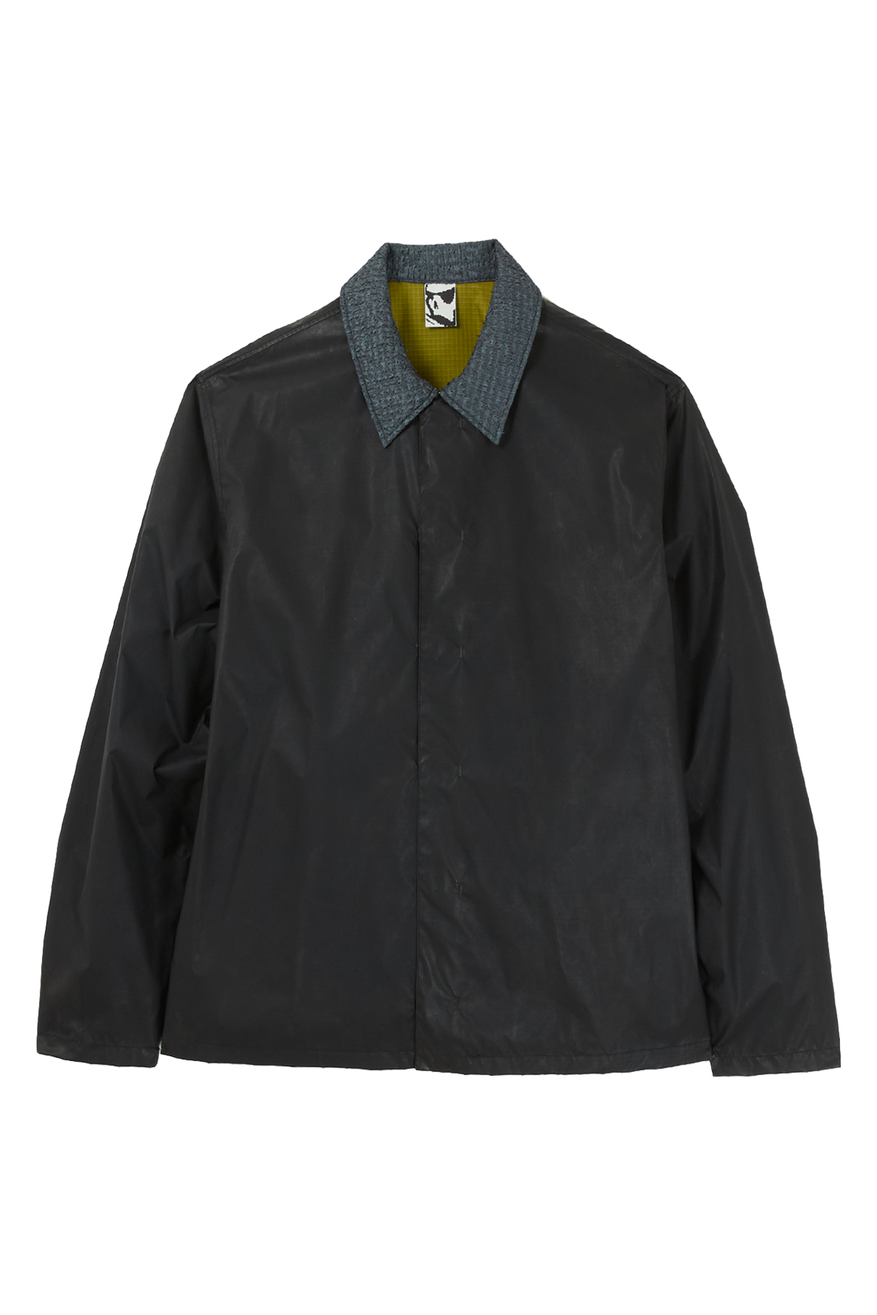 SPINN ALPHA® COLLAR OVERSHIRT - BLACK