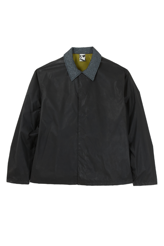 SPINN ALPHA® COLLAR OVERSHIRT - BLACK
