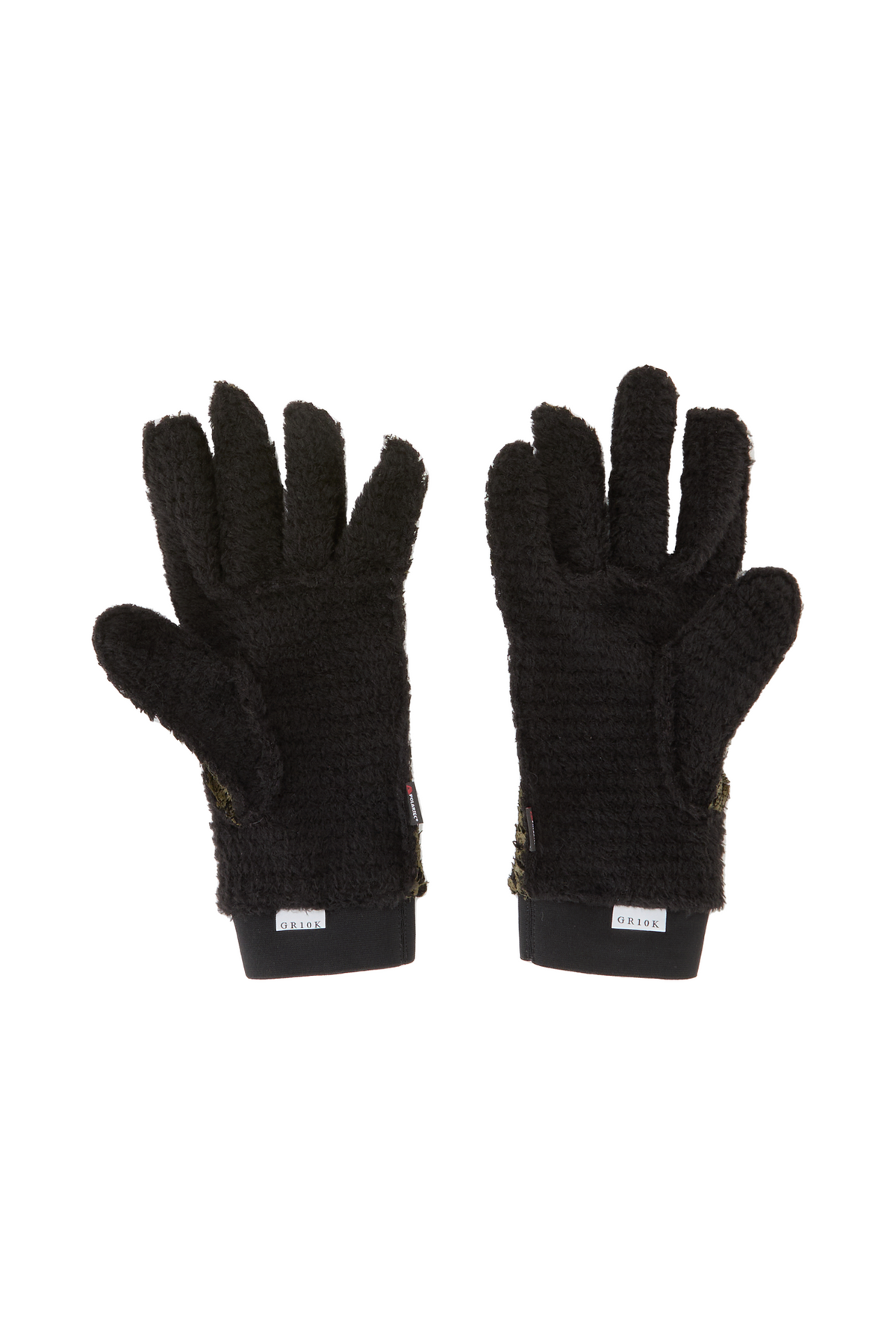 COATED ALPHA GLOVES - COGNAC