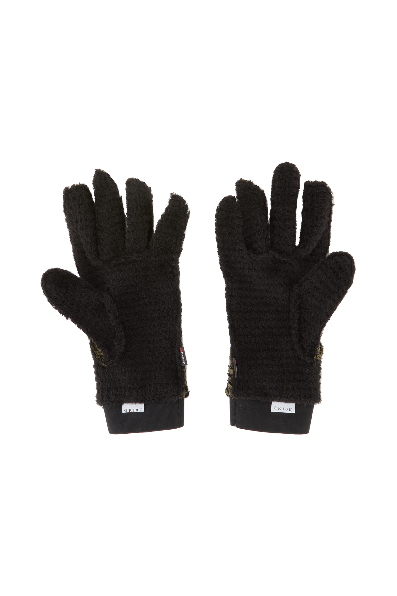 COATED ALPHA GLOVES - COGNAC