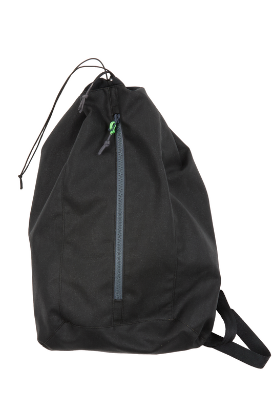 COATED CROSS BODY BAG - BLACK