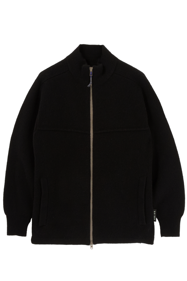FELTED JACKET - BLACK