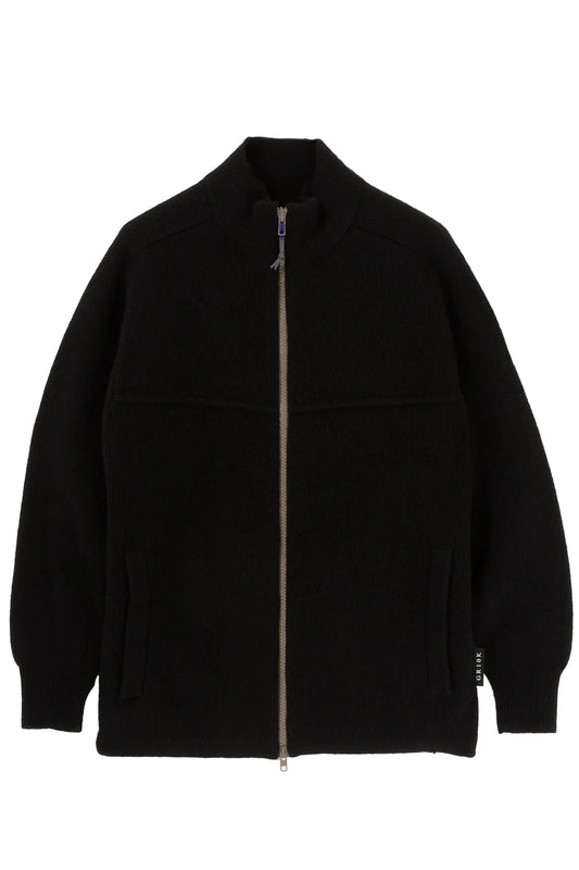 FELTED JACKET - BLACK