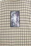CHECKED LONGSLEEVE KNIT - SAND