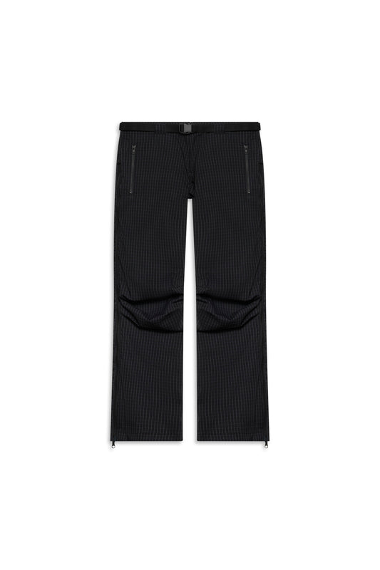 GR10K CHECK ARC PANTS -  BLACK WHITE CHECK