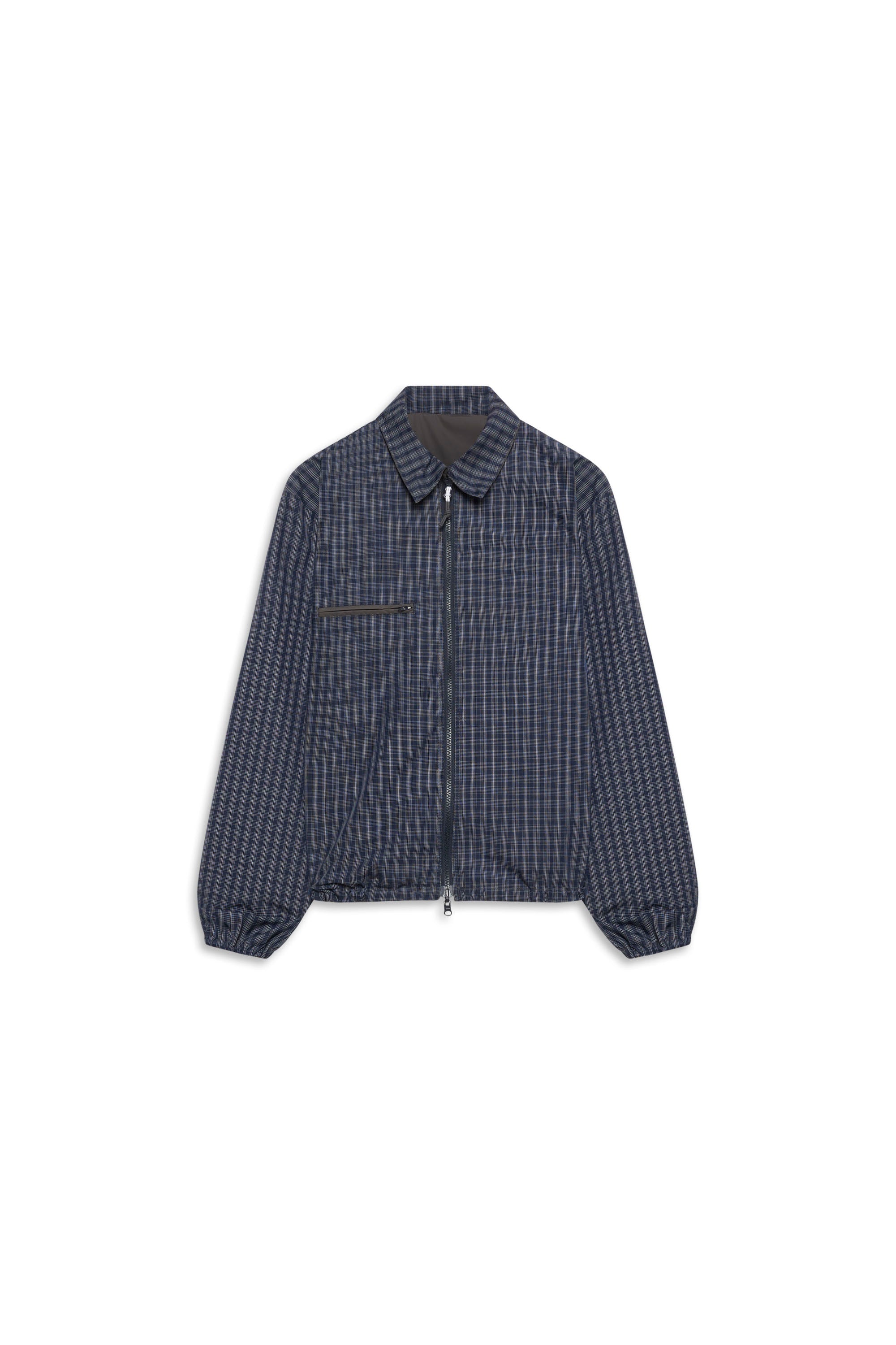 GR10K TECNO APP REVERSIBLE JACKET - ASPHALT GREY