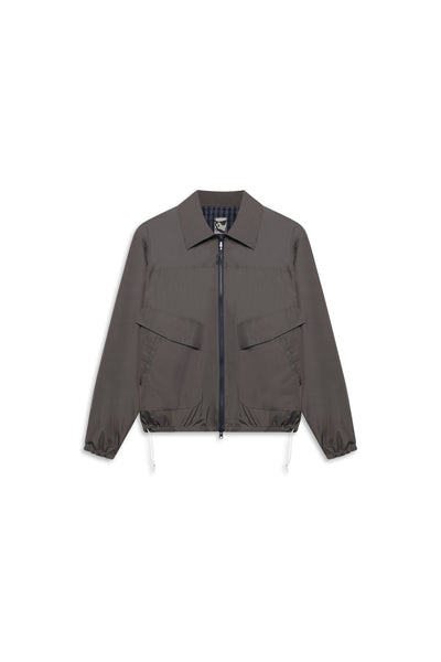 GR10K TECNO APP REVERSIBLE JACKET - ASPHALT GREY