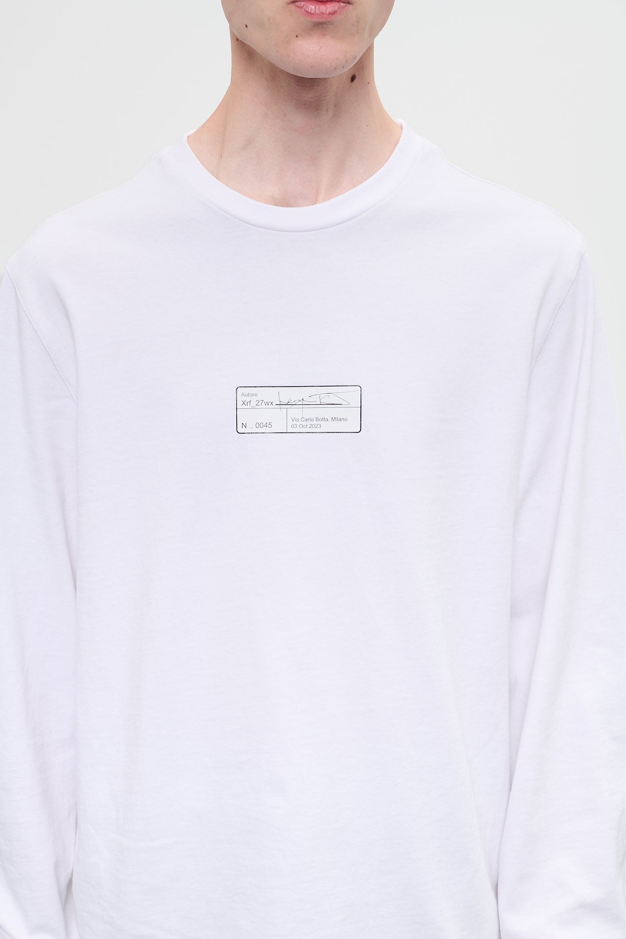 INCOGNITO 8OZ LONG SLEEVE - WHITE