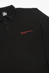 DEMAND POLO L/S T-SHIRT - BLACK