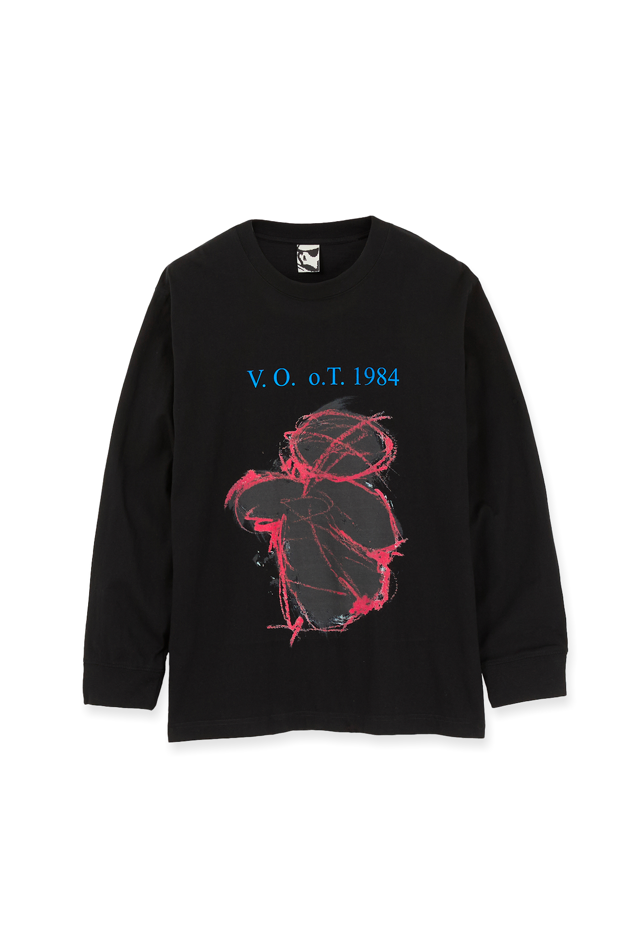 HEAVY WEIGHT L/S T-SHIRT - 66 V.O. 1984 BLACK