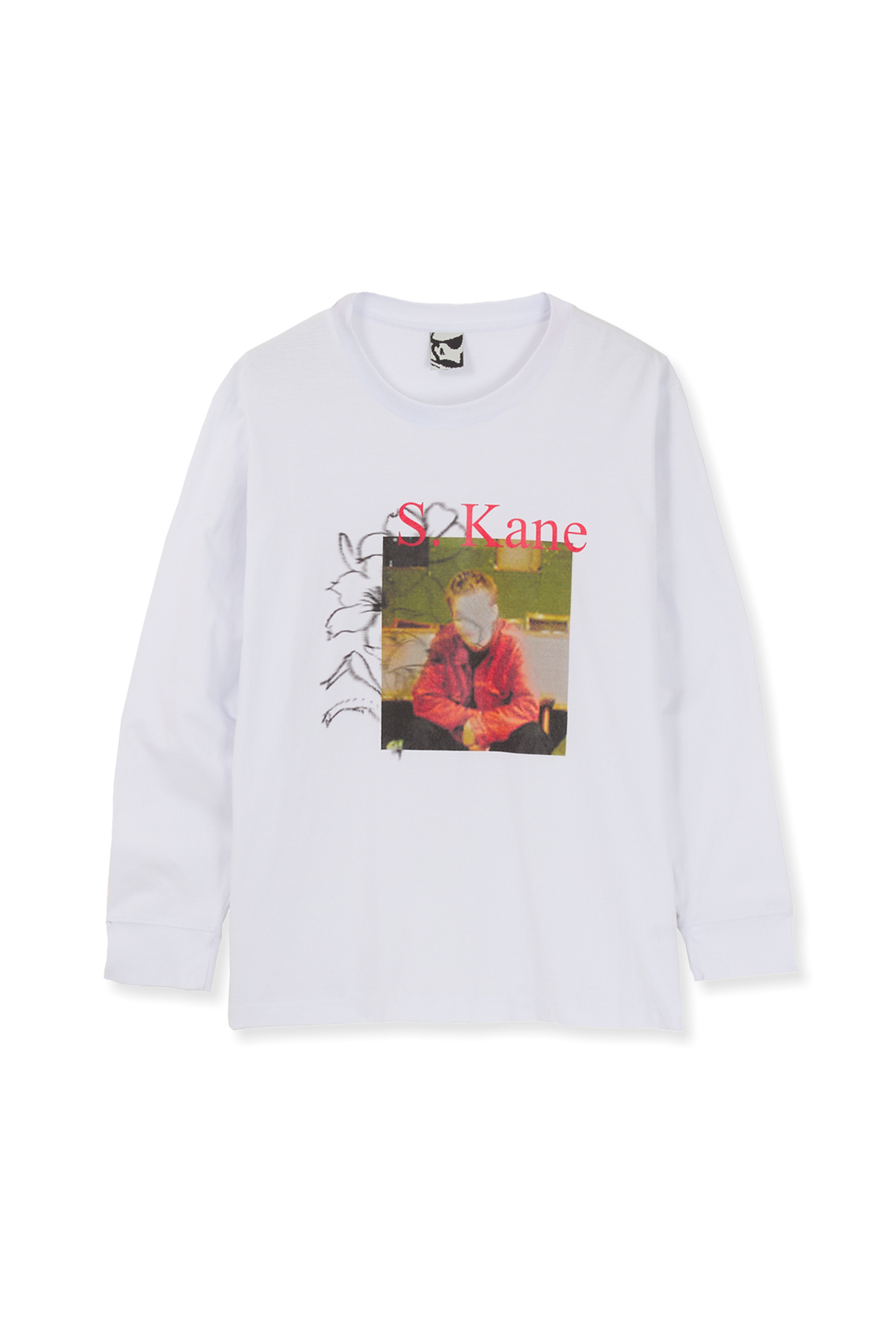 HEAVY WEIGHT L/S T-SHIRT - 68 S.KANE WHITE