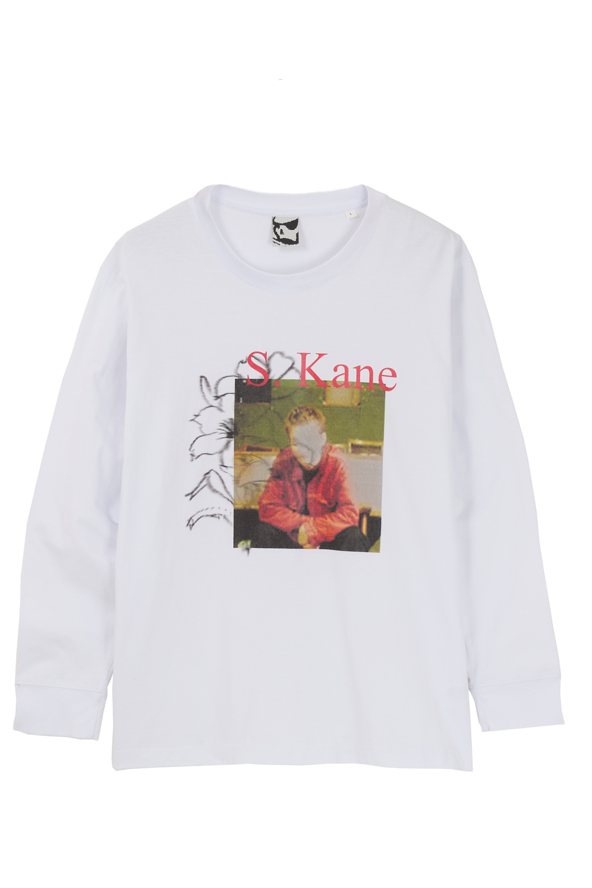 HEAVY WEIGHT L/S T-SHIRT - WHITE