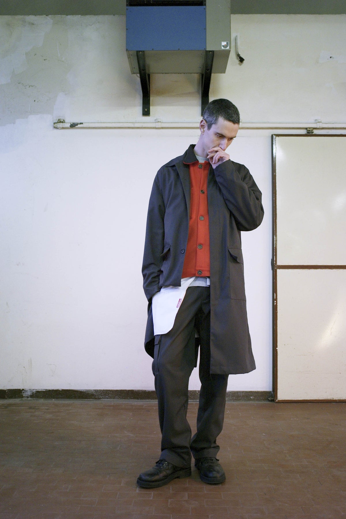 GR10K REPLICATED 10001 CARGO TROUSERS - CHARCOAL