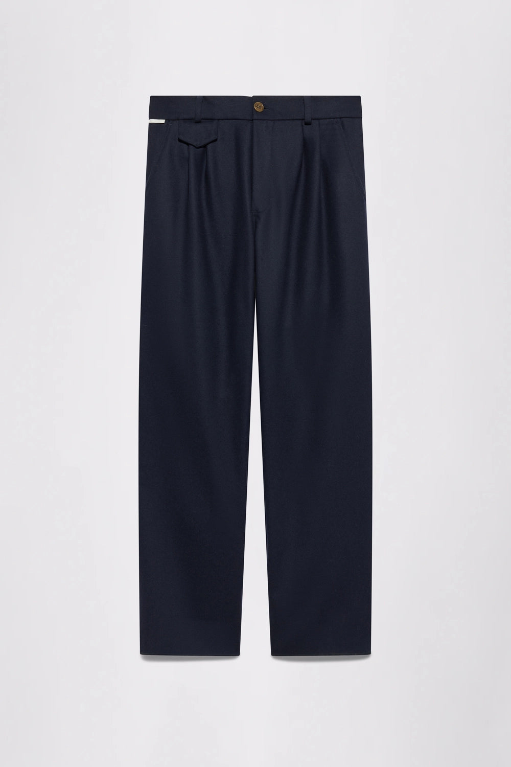 GR10K REPLICATED 10005 PLEATED TROUSERS - NAVY