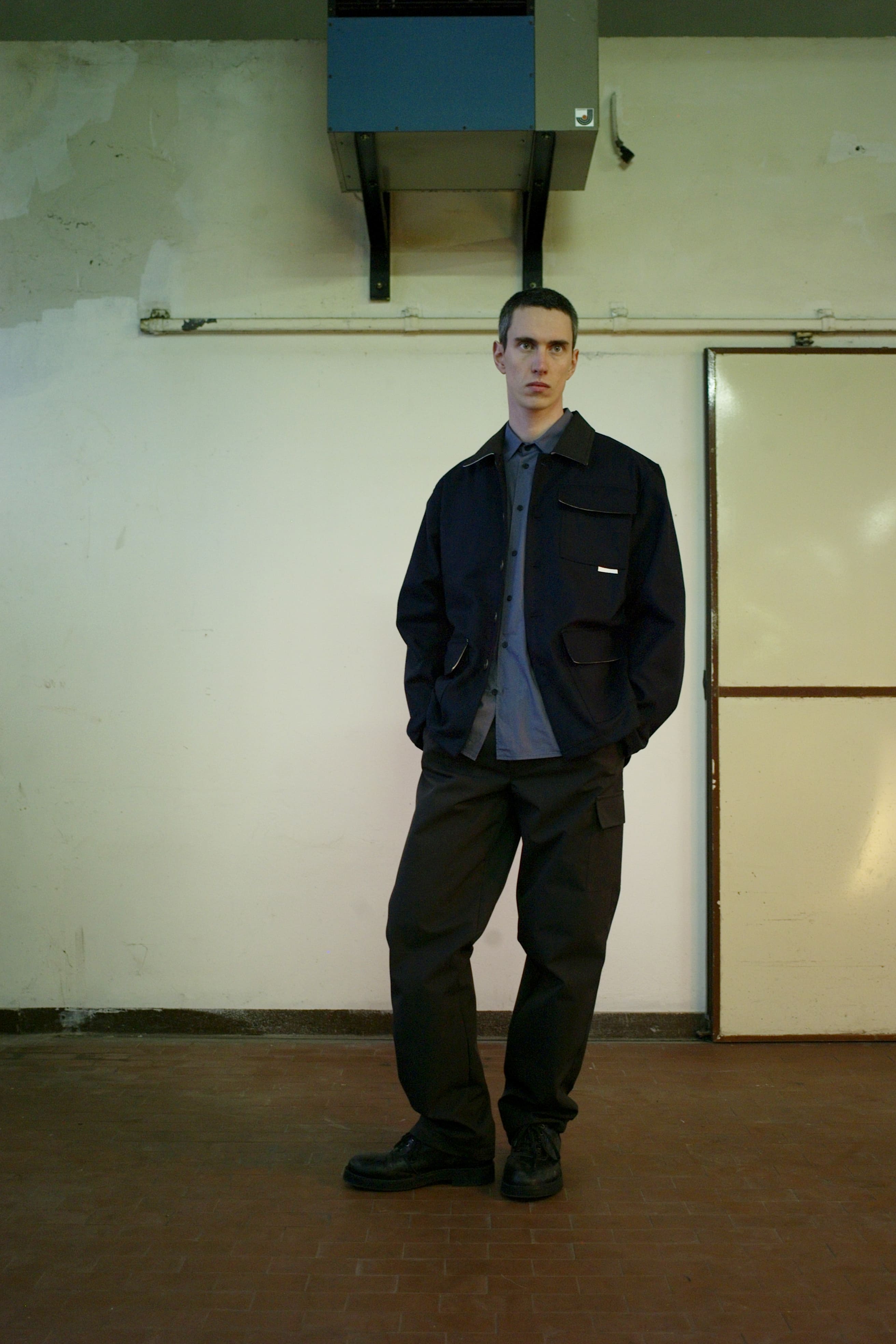 GR10K REPLICATED 21000 LONG SLEEVE SHIRT - CHARCOAL
