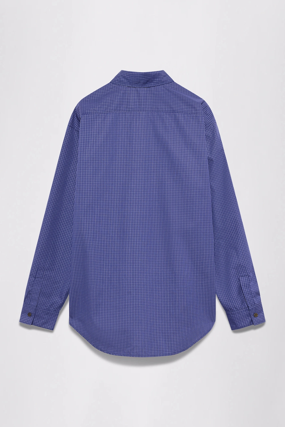 GR10K REPLICATED 21000 LONG SLEEVE SHIRT - MICRO CHECK NAVY