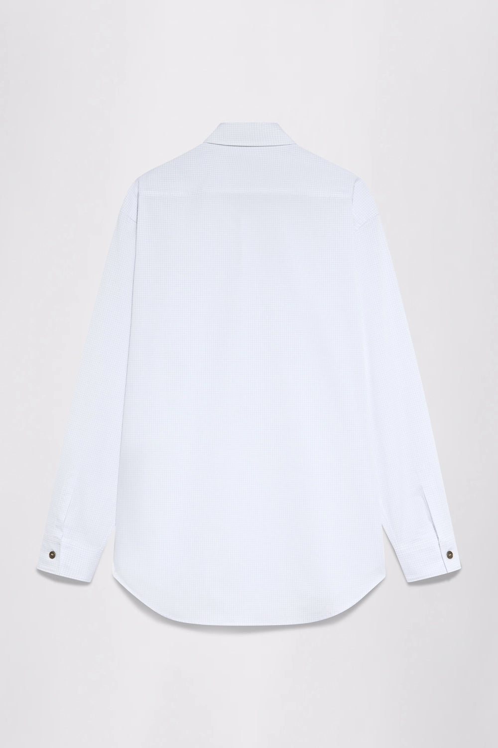 GR10K REPLICATED 21000 LONG SLEEVE SHIRT - MICRO CHECK WHITE