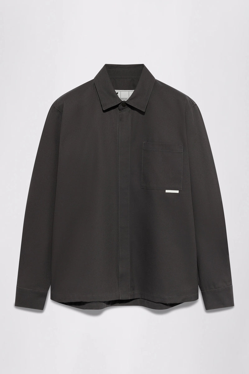 GR10K REPLICATED 25000 SNAP BUTTON OVERSHIRT - CHARCOAL