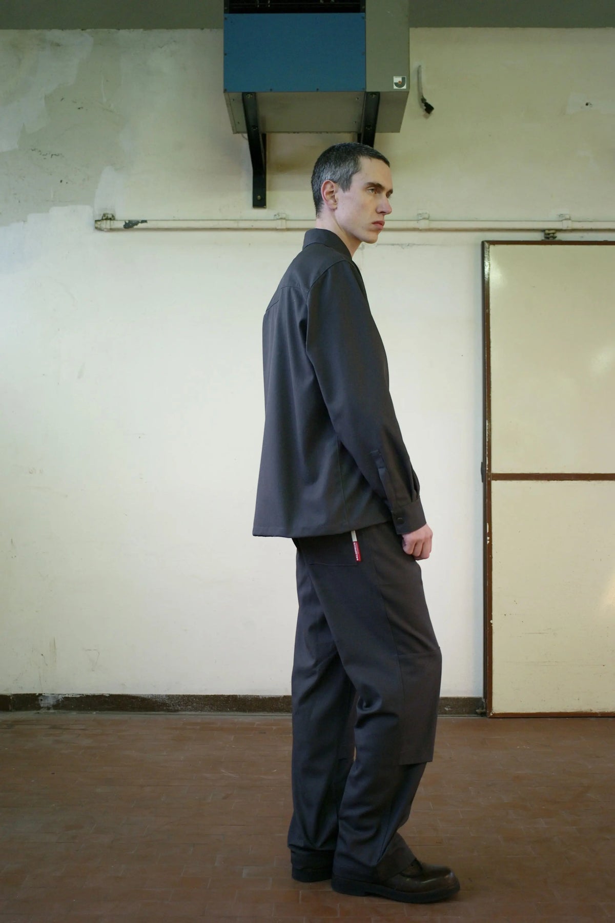 GR10K REPLICATED 25000 SNAP BUTTON OVERSHIRT - CHARCOAL