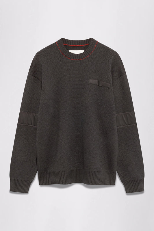 GR10K REPLICATED 30000 CREW NECK KNIT - CHARCOAL