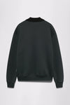 GR10K REPLICATED 30001 HEAVYWEIGHT POLO SWEATSHIRT - BLACK