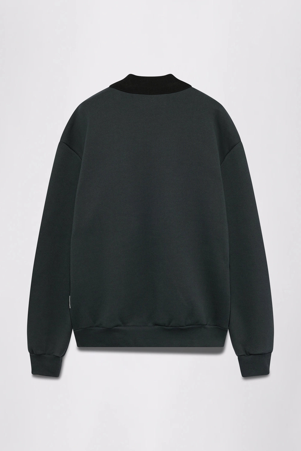 GR10K REPLICATED 30001 HEAVYWEIGHT POLO SWEATSHIRT - BLACK