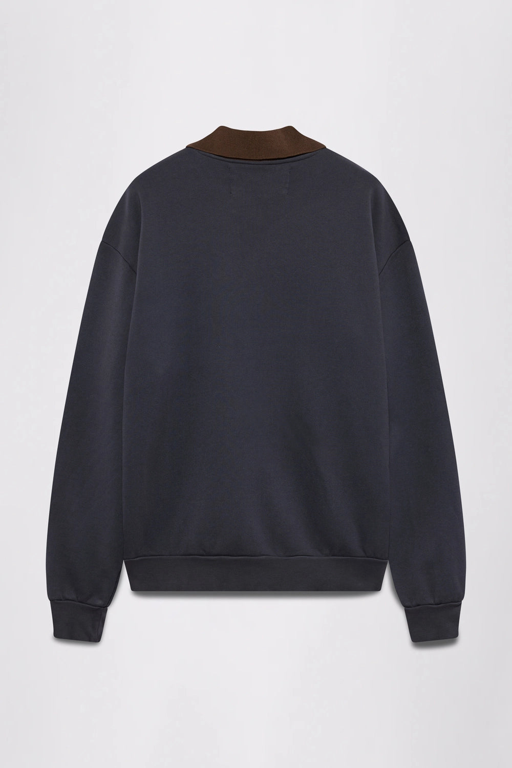 GR10K REPLICATED 30001 HEAVYWEIGHT POLO SWEATSHIRT - NAVY