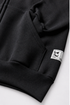 GR10K REPLICATED 35000 ZIP HOODIE - BLACK