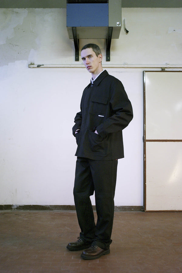 GR10K REPLICATED 45000 CHORE JACKET - BLACK