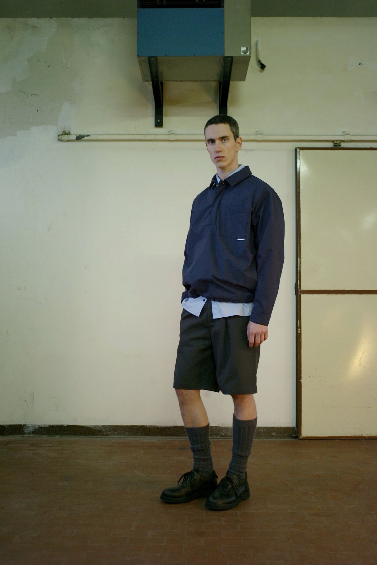GR10K REPLICATED 52000 WEATHERPROOF SMOCK POLO - NAVY